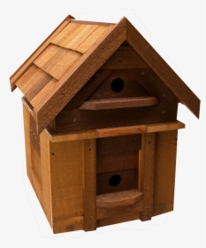 Larger Red Cedar Birdhouse - House, HD Png Download, Transparent PNG
