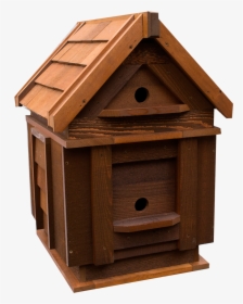Larger Red Cedar Birdhouse - Wood, HD Png Download, Transparent PNG