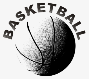 Basketball Clipart Black And White - Free Basketball Clipart Black And White, HD Png Download, Transparent PNG