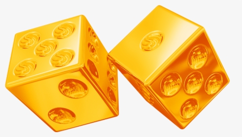 Freetoedit Dice Gold Golden Golddice - Coin, HD Png Download, Transparent PNG