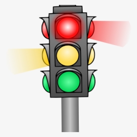 Transparent Semaforo Png - Clip Art Traffic Signal, Png Download, Transparent PNG