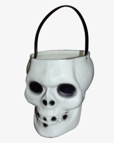 Empire Blow Mold Skeleton Skull Halloween Candy Pail - Skull, HD Png Download, Transparent PNG