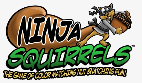 Ninja Squirrels Family Board Game - Cartoon, HD Png Download, Transparent PNG