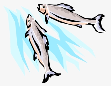 Transparent Fish Swimming Png - Fish Swimming Illustration Png, Png Download, Transparent PNG