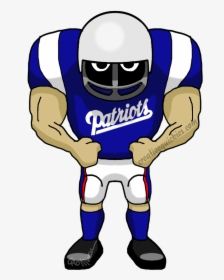 Foxborough Massachusetts New England Patriots - Football Player Cartoon Transparent, HD Png Download, Transparent PNG