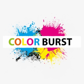 Transparent Color Burst Png - Graphic Design, Png Download, Transparent PNG