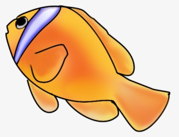 Gold Fish Clipart Swimming Animal - Fish Swimming Clipart Png, Transparent Png, Transparent PNG