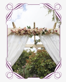 Vintage Pastel Wedding Arbor Arch Amp Table Decoration - Decoration, HD Png Download, Transparent PNG