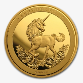 China 1 Oz Silver Unicorn, HD Png Download, Transparent PNG