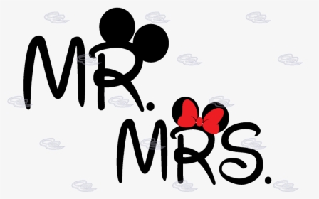 & Mrs - Mr And Mrs Mickey Mouse, HD Png Download, Transparent PNG