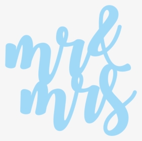 Mr & Mrs-01 - Calligraphy, HD Png Download, Transparent PNG