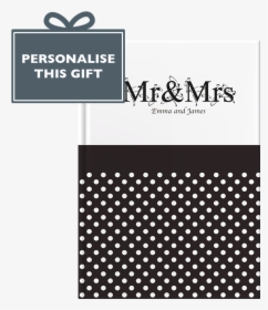 Personalised Mr & Mrs - Polka Dot, HD Png Download, Transparent PNG
