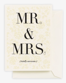 Mr & Mrs Greeting Card - New York & Company, HD Png Download, Transparent PNG