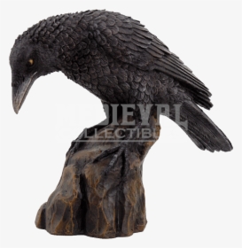 Clip Art Perched Raven - Raven Sculpture, HD Png Download, Transparent PNG