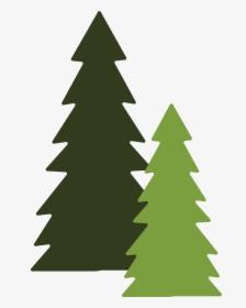 Pine Trees Svg Cut File - Pine Trees Png File, Transparent Png, Transparent PNG