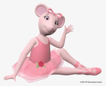 Angelina Sitting On The Floor And Waving - Angelina The Ballerina, HD Png Download, Transparent PNG