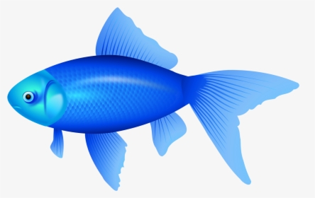 The Blue Fish Clip Art - Blue Fish Clipart, HD Png Download, Transparent PNG