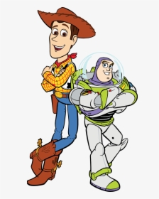 Toy Story Free Party Printables - Woody And Buzz Lightyear Cartoon, HD Png Download, Transparent PNG