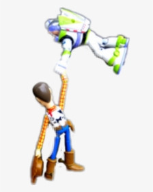 #woody #buzz #hanging #toystory - Woody And Buzz Hanging, HD Png Download, Transparent PNG