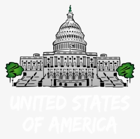 Us Capitol Shirt Design - House Of Representatives Cartoon, HD Png Download, Transparent PNG