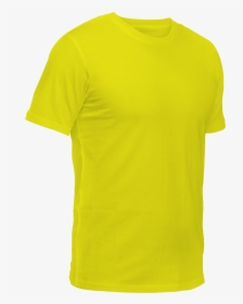 Tshirt Blank Png - Mens Yellow Under Armour Shirt, Transparent Png, Transparent PNG
