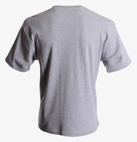 Plain Grey T-shirt Png Photo - Ribbed Neck T Shirt, Transparent Png, Transparent PNG