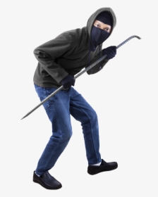 Transparent Burglar Png - Burglar Crowbar, Png Download, Transparent PNG