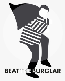 Beat The Burglar Logo - Burglar Logo, HD Png Download, Transparent PNG