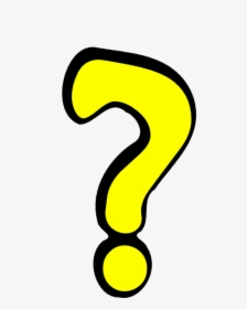 Question Mark Free Clipart Image With Transparent Yellow - Yellow Question Mark Png, Png Download, Transparent PNG