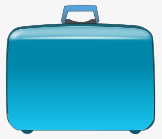Free Clip Art Bay - Blue Suitcase Clipart, HD Png Download, Transparent PNG