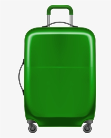 Luggage Clipart Green Suitcase - Transparent Png Green Suitcase, Png Download, Transparent PNG