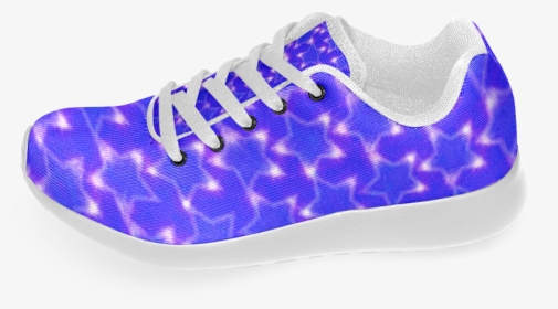 Zappy Blue Sparkling Stars Women’s Running Shoes - Running Shoe, HD Png Download, Transparent PNG
