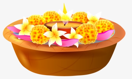 Floating Candles Png - Ganesh Chaturthi Decoration Png, Transparent Png, Transparent PNG