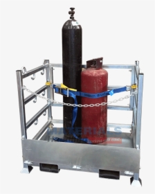 Msgc80 Gas Cylinder Stillage Cage - Machine, HD Png Download, Transparent PNG