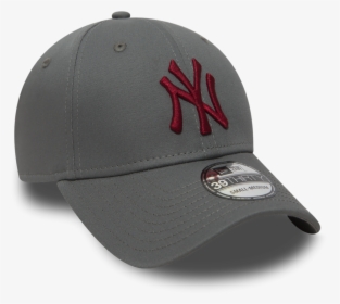 New York Yankees 39thirty League Essential Grey/red - New Era Cap Company, HD Png Download, Transparent PNG