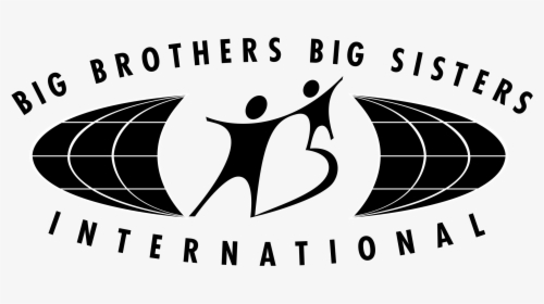 Big Sister Png Black And White - Big Brothers Big Sisters International, Transparent Png, Transparent PNG