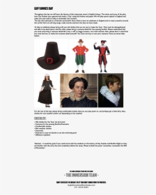 Guy Fawkes Day Throughout The Day We Will Learn The - Costume Hat, HD Png Download, Transparent PNG