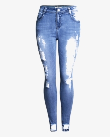 Little Ripped Jeans For Women, HD Png Download, Transparent PNG