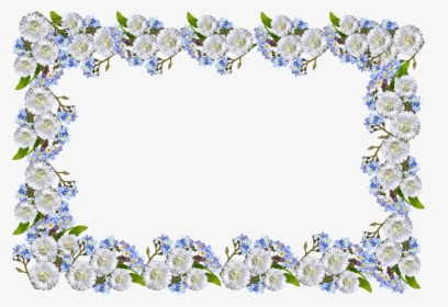 Frame Daisies Forget Me Not Free Photo - Forget Me Not Png Border, Transparent Png, Transparent PNG