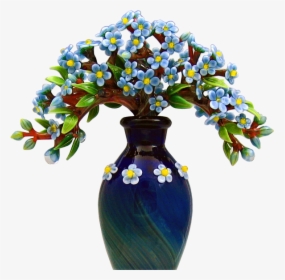 Forget Me Not Flowers Vase, HD Png Download, Transparent PNG