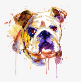English Bulldog Art, HD Png Download, Transparent PNG