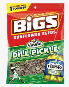 Bigs Dill Pickle Sunflower Seed, 16 Ounce 8 Per Case - Bigs Dill Pickle Sunflower Seeds, HD Png Download, Transparent PNG