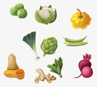 Okra Clipart Letsugas - All Different Vegetables, HD Png Download, Transparent PNG