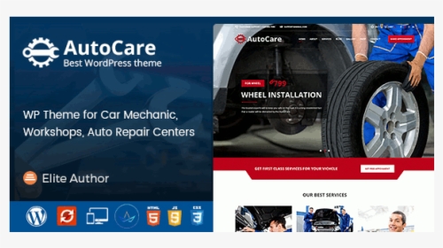 Auto Care - Car Service Joomla Template, HD Png Download, Transparent PNG