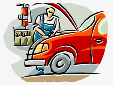 Car Mechanic Clipart - Working On Cars Png, Transparent Png, Transparent PNG
