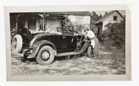Vintage 1930s Auto Mechanic Women’s Labor Photo - Vintage Car, HD Png Download, Transparent PNG
