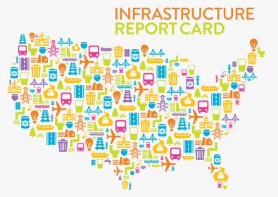 Asce Infrastructure Report Card, HD Png Download, Transparent PNG
