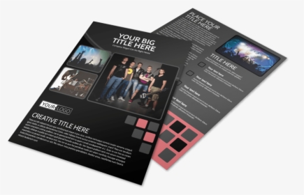 Music Band Flyer Template Preview - Flyer, HD Png Download, Transparent PNG