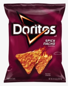 Doritos® Spicy Nacho Flavored Tortilla Chips - Spicy Doritos, HD Png Download, Transparent PNG
