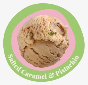 Salted Caramel Pistachio - Soy Ice Cream, HD Png Download, Transparent PNG